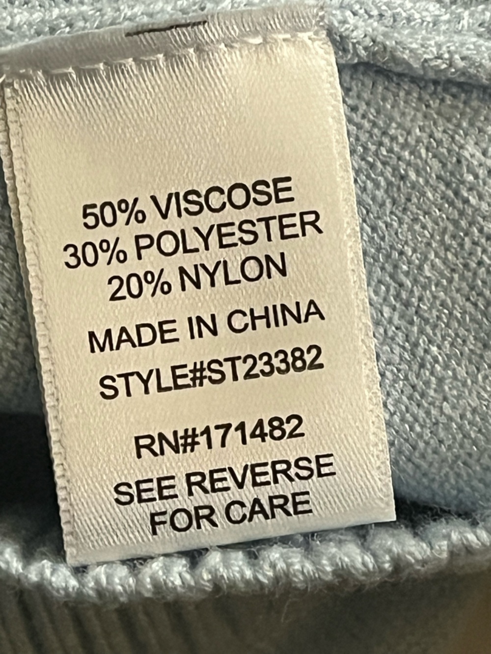 Soho & Stella Light Blue Short Sleeve Button Down Cardigan - Large - Picture 6 of 6
